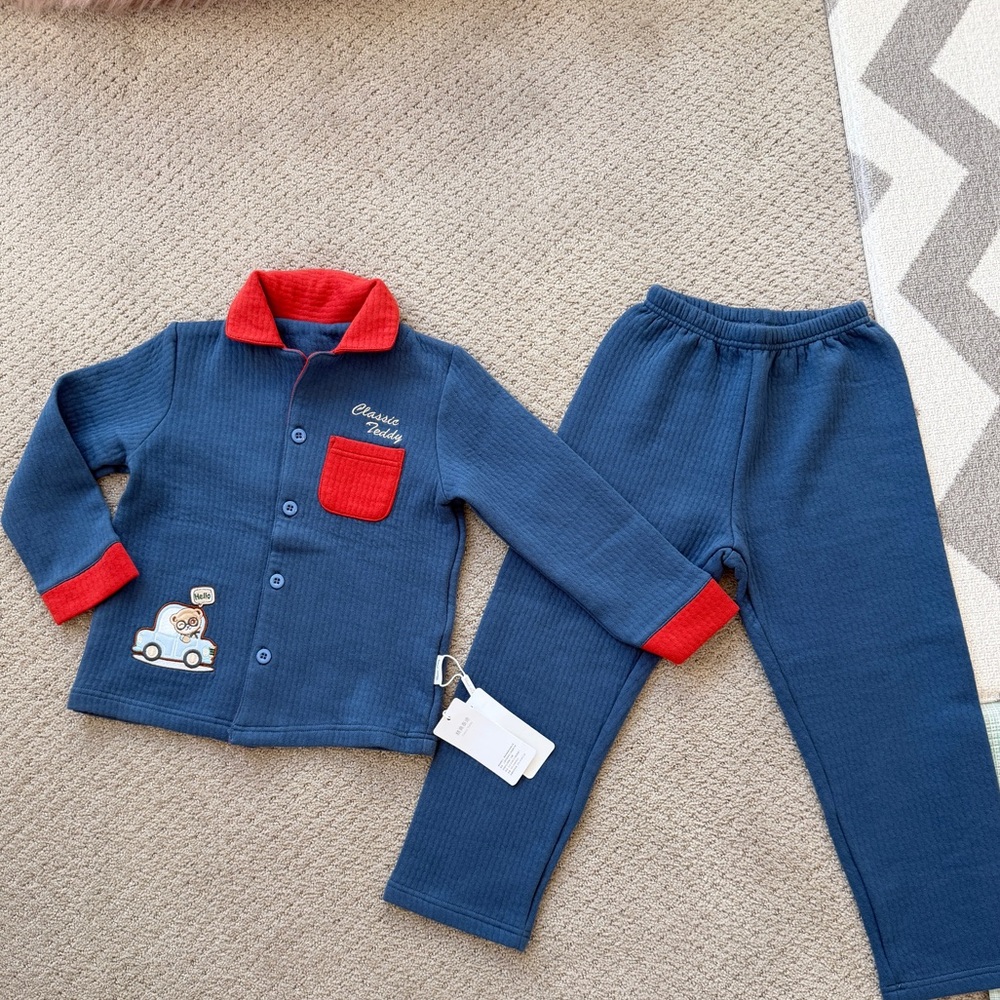 Blue and Red Kids Pajamas